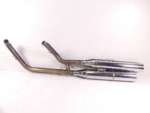 Load image into Gallery viewer, 2019 Harley Softail FXBB Street Bob OEM Exhaust Header Muffler Pipe Set 65600264
