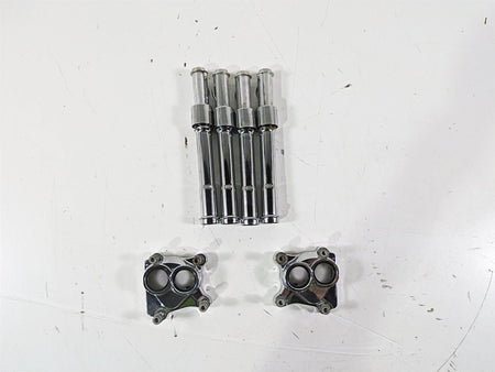2003 Harley Dyna FXDL Low Rider 100TH Chrome Pushrod Lifter Cover Set 17965-99 {{ shop.shopifyCountryName }} - Mototech271