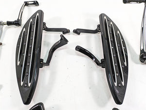 2019 Harley Touring FLHX Street Glide CNC Cut Front Rear Floor Board Pedal Set | Mototech271