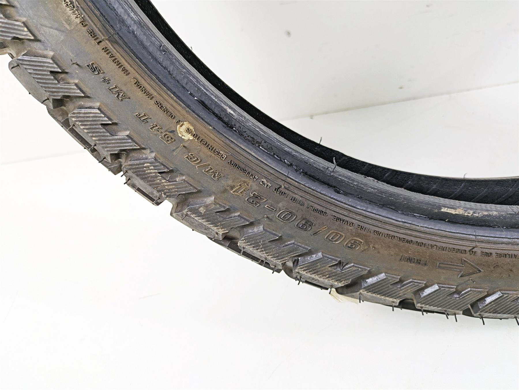 Used Motorcycle Dual Sport Front Tire Dunlop Trailmax Mission 90/90-21 45235482 {{ shop.shopifyCountryName }} - Mototech271