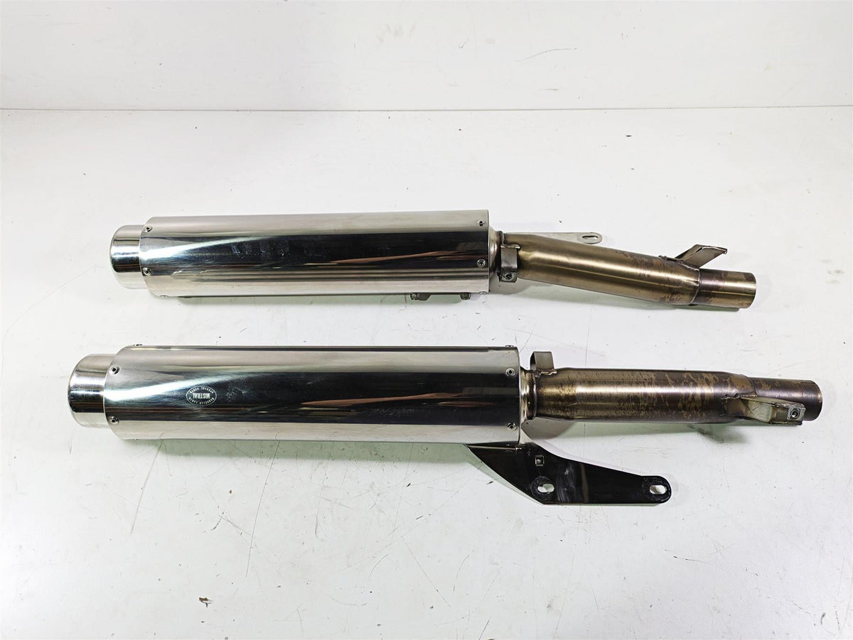 2014 Moto Guzzi California 1400 Touring Mistral Exhaust Muffler Set 300038522H {{ shop.shopifyCountryName }} - Mototech271