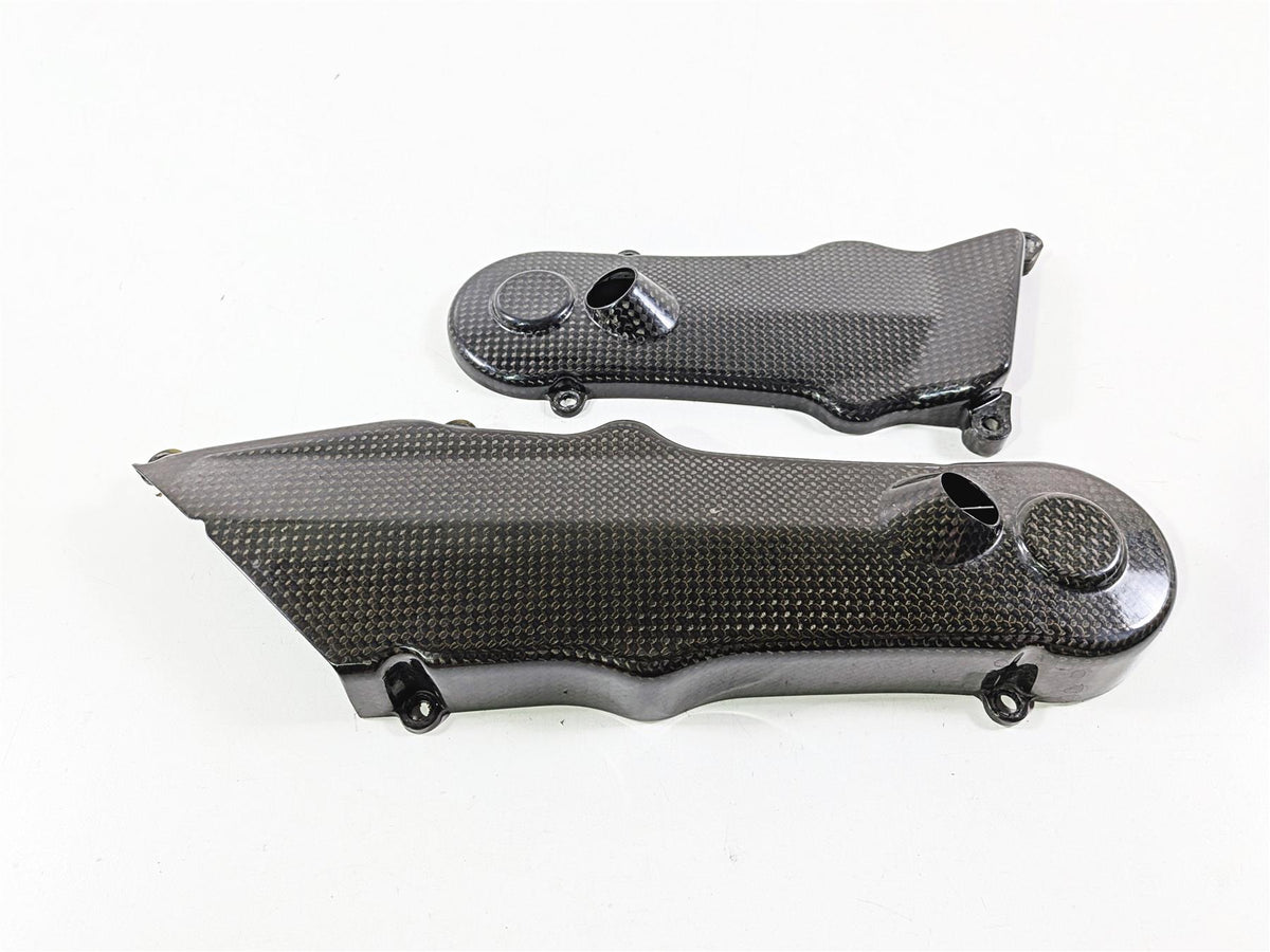 2009 Ducati Hypermotard 1100 S Carbon Fiber Timing Belt Cover 24510851A 24510861-Mototech271