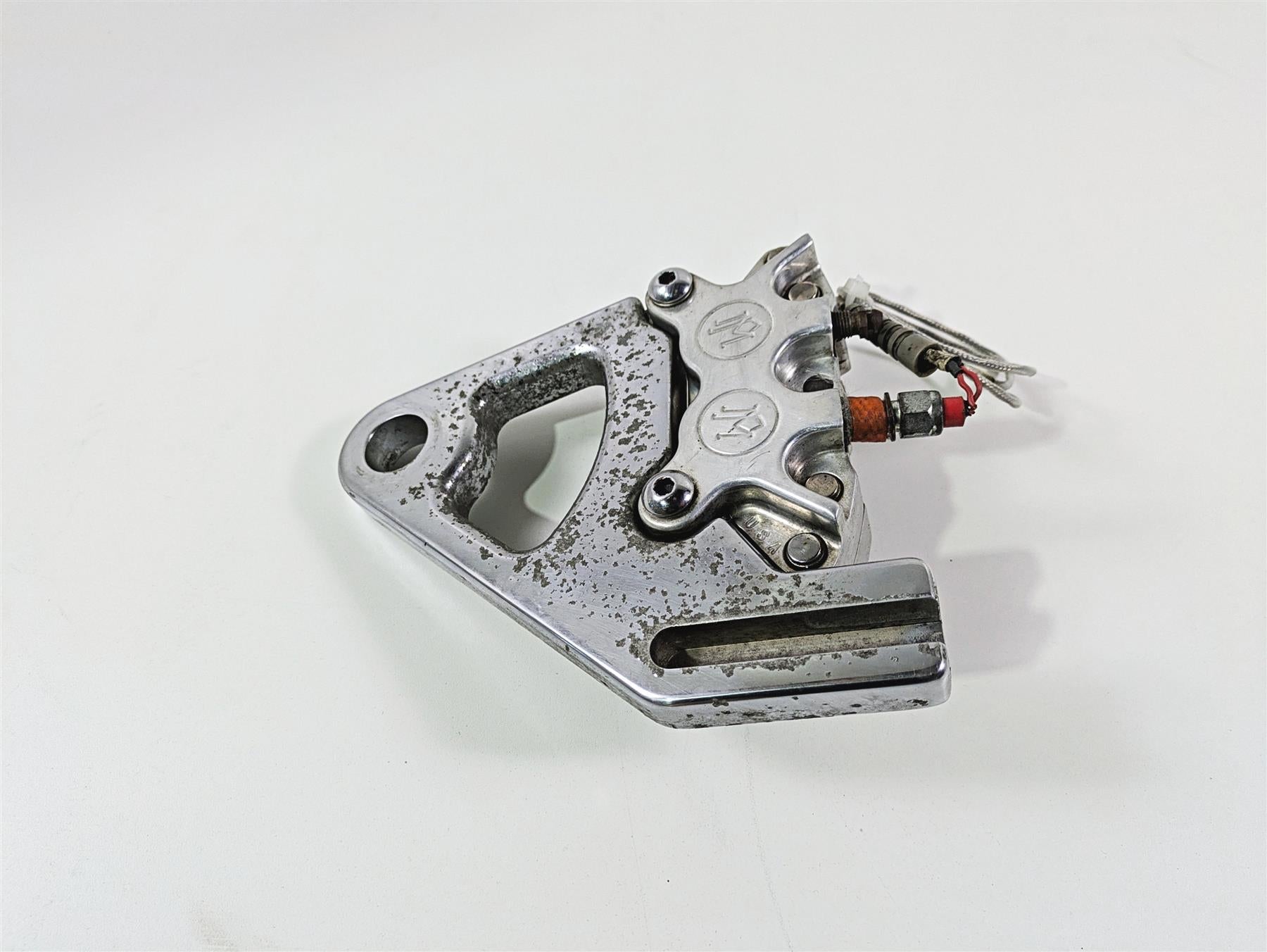 2004 Big Dog Chopper Performance Machine Polished Rear Brake Caliper 0052-2400 {{ shop.shopifyCountryName }} - Mototech271