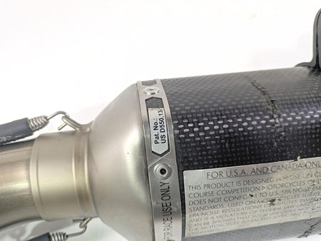 2017 Aprilia RSV 1100 Tuono V4 Factory Akrapovic Carbon Exhaust Read S-A10SO9-RC {{ shop.shopifyCountryName }} - Mototech271