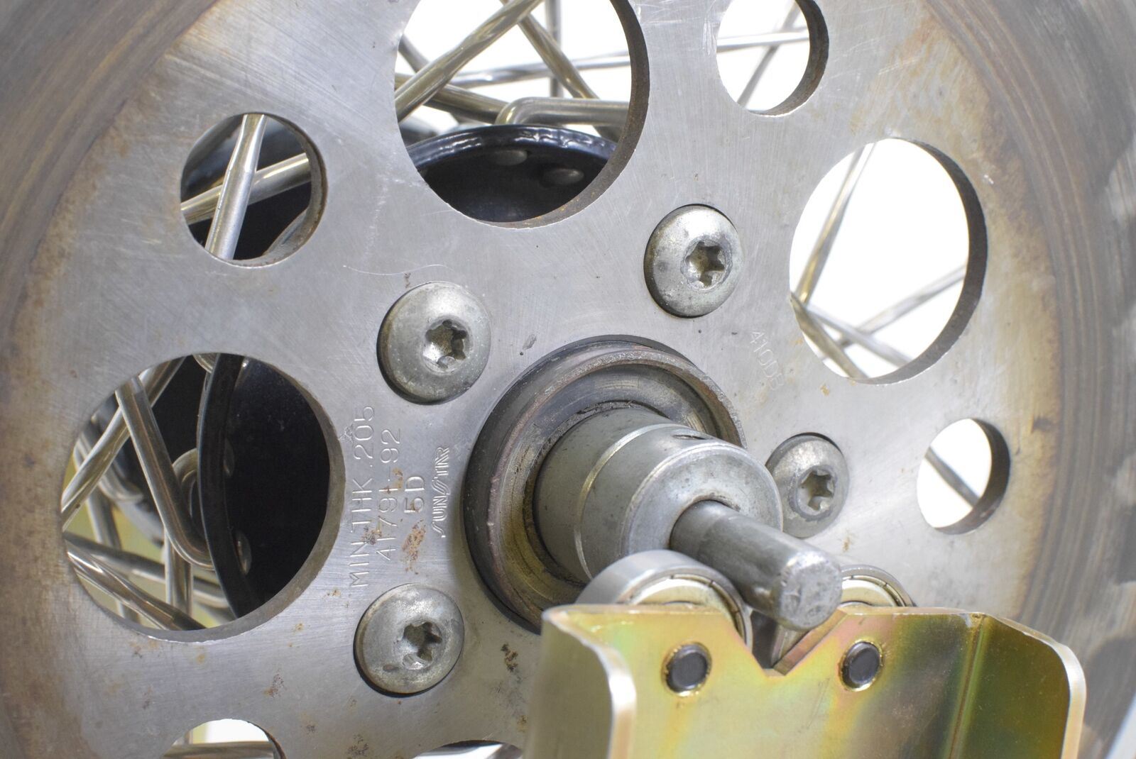1995 Harley FXSTS Softail Springer Rear Wheel Rim 16x5 43085-81 40976-86A {{ shop.shopifyCountryName }} - Mototech271