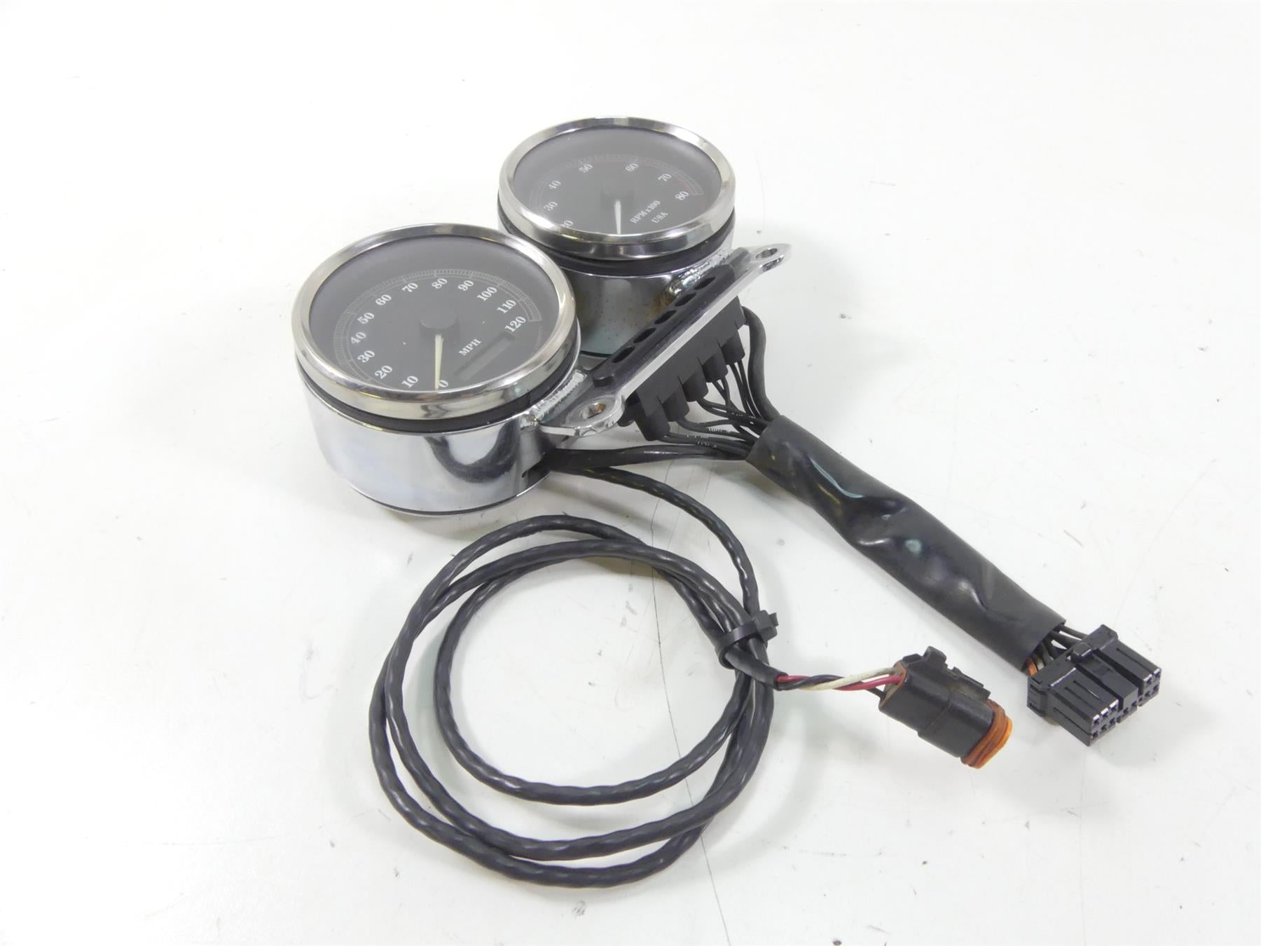 1997 Harley Dyna FXDS Super Glide Conv Speedometer Tacho Gauges - 45K 67247-96A {{ shop.shopifyCountryName }} - Mototech271