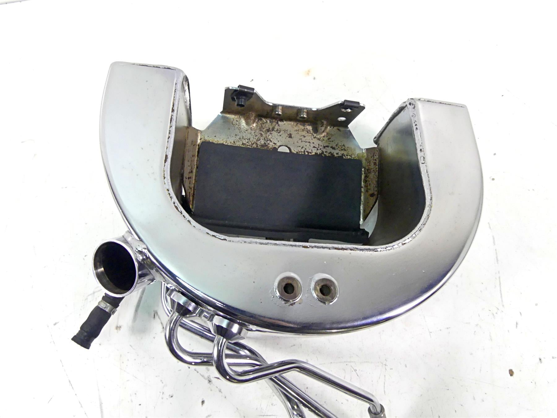 2006 Harley Softail FXSTSI Springer Oil Tank Reservoir & All Hoses 62498-00A {{ shop.shopifyCountryName }} - Mototech271