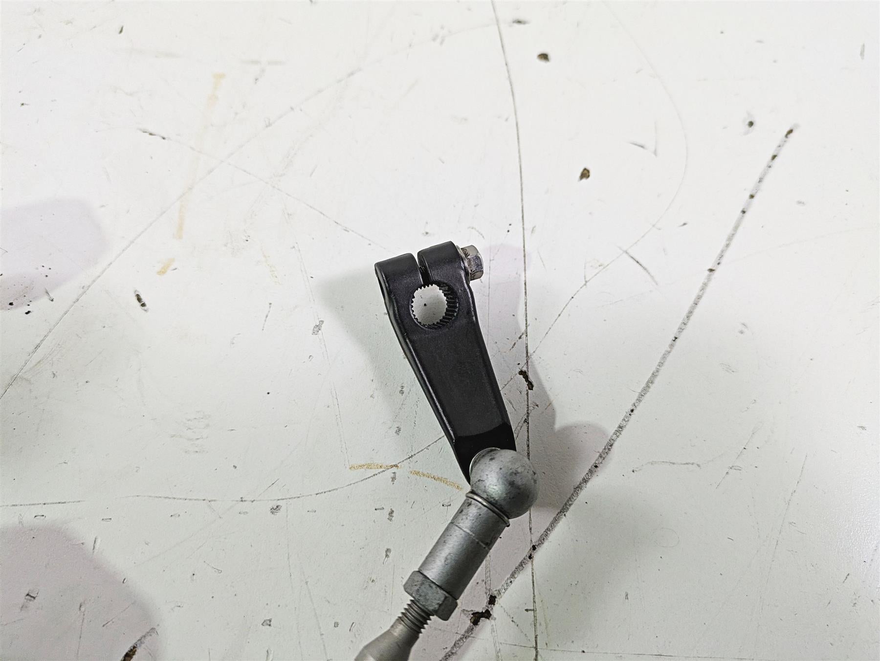 2012 Triumph Daytona 675 Left Rider Footpeg Mount + Shifter Parts T2082066 {{ shop.shopifyCountryName }} - Mototech271