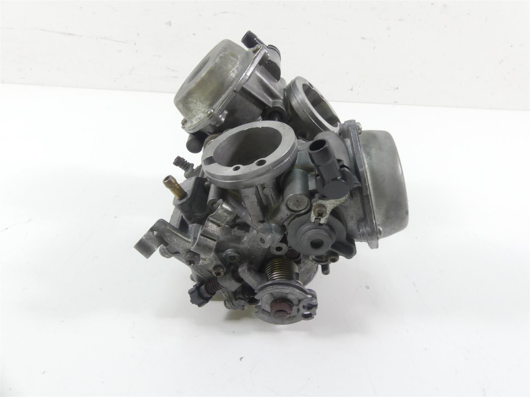 1998 Honda Shadow VT1100T Keihin Carburetor Carb Set - Tested 16100-MBC-670 {{ shop.shopifyCountryName }} - Mototech271