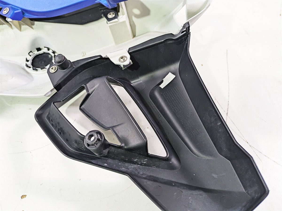 2016 BMW F800R K73 Left Tank Fairing Cover Blue White 46638530193 46637698111 {{ shop.shopifyCountryName }} - Mototech271