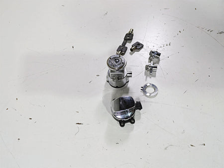 2012 Harley FLD Dyna Switchback Ignition Switch Saddlebag Key Lock Set 71304-04 {{ shop.shopifyCountryName }} - Mototech271