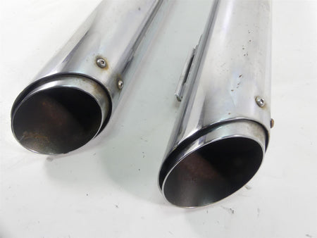 2012 Harley Touring FLHX Street Glide Vance Hines Twin Slash 4" Mufflers 16763 {{ shop.shopifyCountryName }} - Mototech271