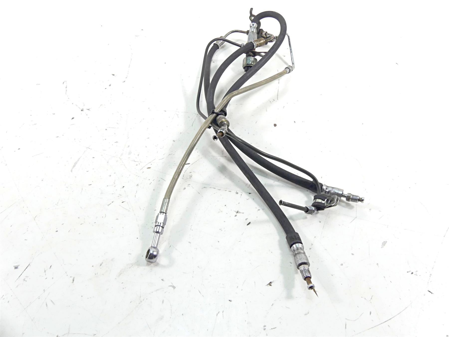 1979 Harley Sportster XLS1000 Roadster Front Rear Brake Line Hose Set 45123-77 {{ shop.shopifyCountryName }} - Mototech271