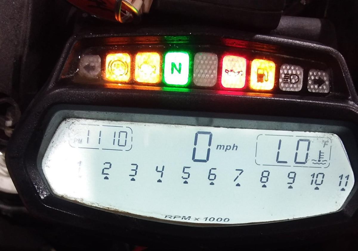 2015 Ducati Diavel Carbon Red Speedometer Speedo Gauge Instrument 40611081C {{ shop.shopifyCountryName }} - Mototech271