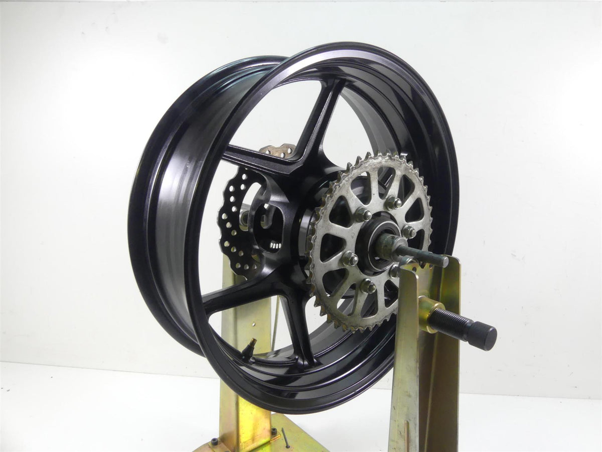 2013 Kawasaki ZX636 ZX6R Ninja Straight 17x5.5 Rear Wheel Rim 41073-0597-18F {{ shop.shopifyCountryName }} - Mototech271