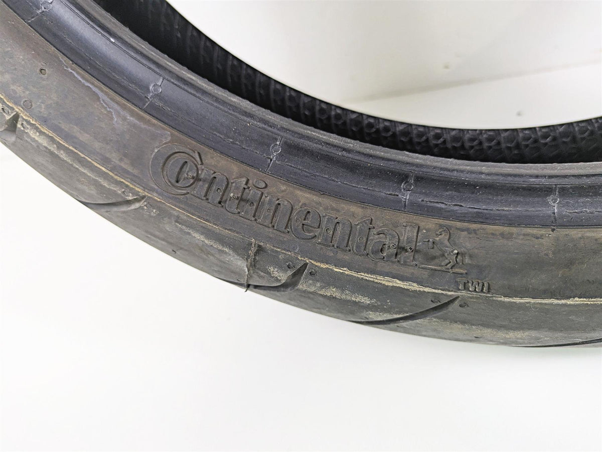 Used Front Motorcycle Tire Continental Conti Road TWI 120/70 ZR17 02447220000 {{ shop.shopifyCountryName }} - Mototech271