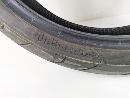 Used Front Motorcycle Tire Continental Conti Road TWI 120/70 ZR17 02447220000 {{ shop.shopifyCountryName }} - Mototech271