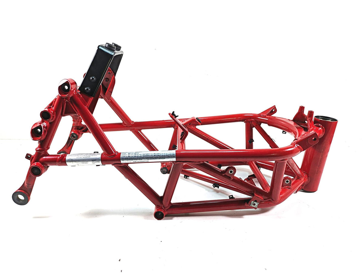 2011 Ducati Hypermotard 1100 Evo SP Straight Main Frame Chassis With Salvage Washington Title - 47017011BA {{ shop.shopifyCountryName }} - Mototech271