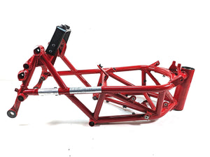 2011 Ducati Hypermotard 1100 Evo SP Straight Main Frame Chassis With Salvage Michigin Title - 47017011BA | Mototech271