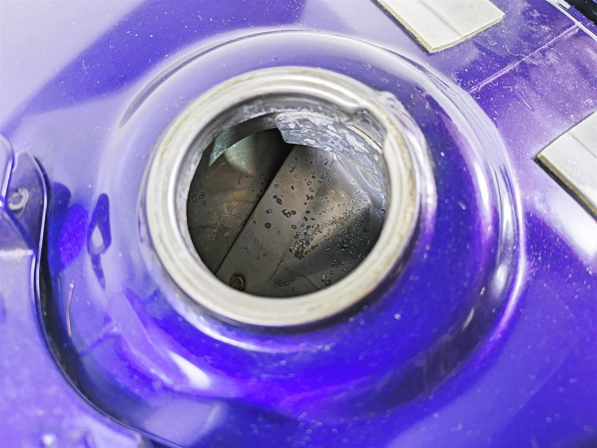 2002 Honda VTX1800 Retro Fuel Gas Tank Pearl Chromium Purple -Read 17520-MCV-670 {{ shop.shopifyCountryName }} - Mototech271