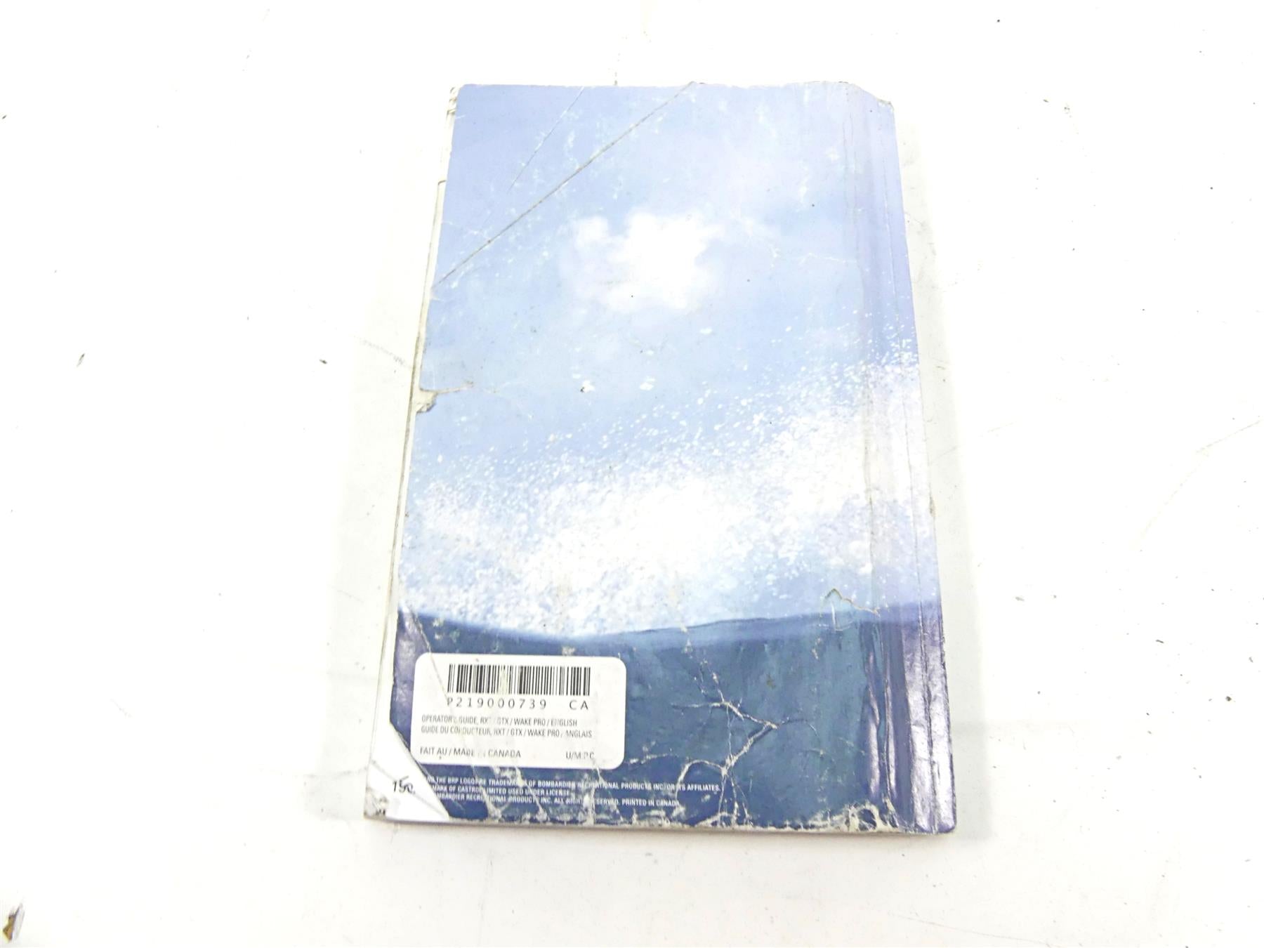 2011 Sea-Doo RXT-X 260 GTX Wake Pro Owners Manual Booklet 219000739 {{ shop.shopifyCountryName }} - Mototech271
