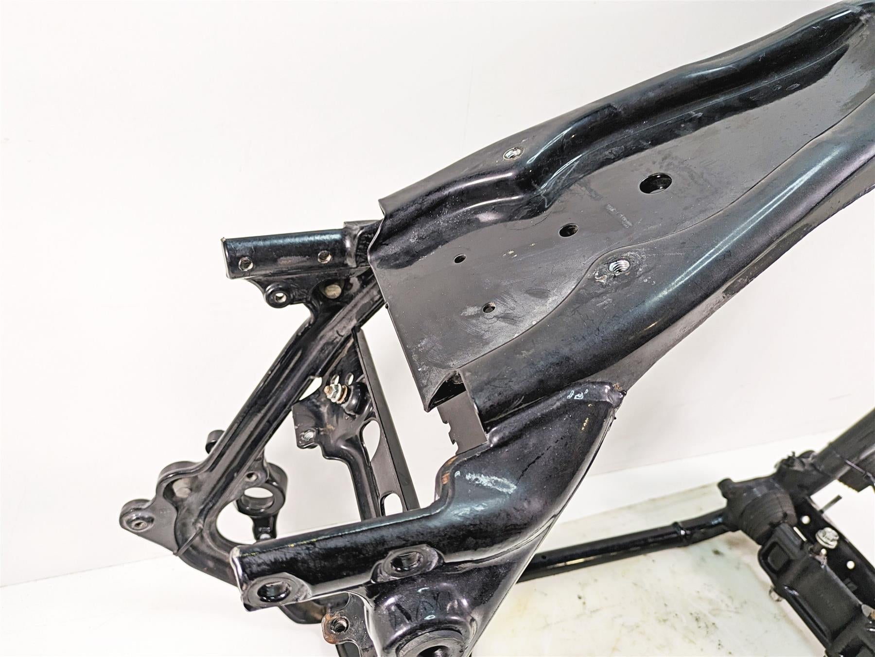 2011 Harley Touring FLTRU Road Glide Straight Main Frame Chassis With Clear Texas Title 47900-11BHP {{ shop.shopifyCountryName }} - Mototech271