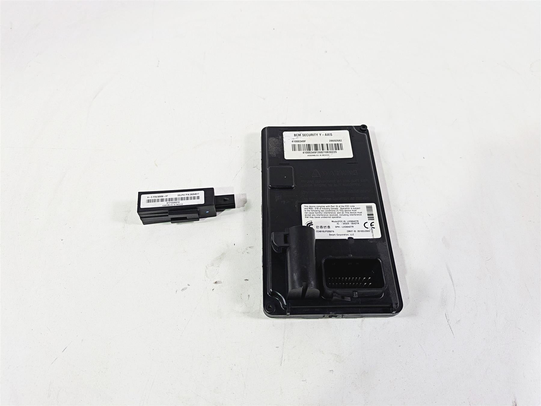 2021 Harley Softail FXST Standard Bcm Security Module Y-Axis - No Fob 41000349F