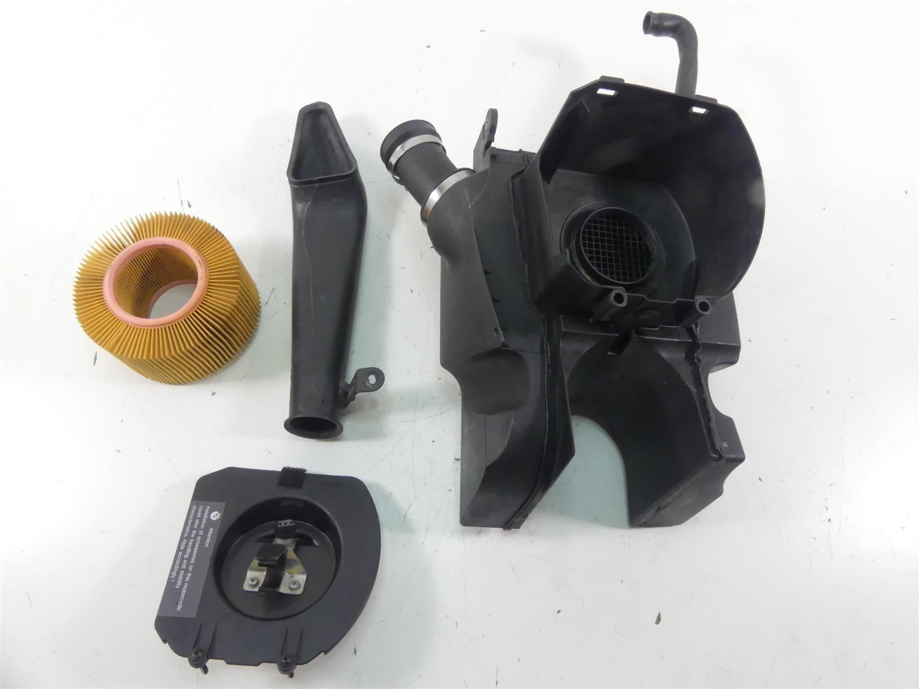 2003 BMW R1150 GS R21 Air Box Filter Breather + Tubes & Air Ram 13711341527 | Mototech271