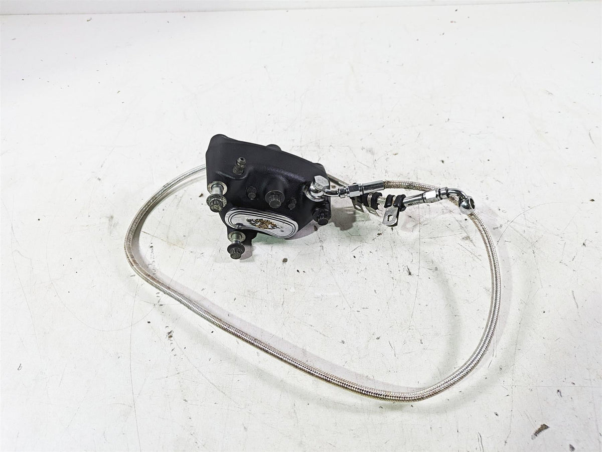 2002 Harley FLSTC Softail Heritage Classic Front Brake Caliper + Line 44046-00D {{ shop.shopifyCountryName }} - Mototech271
