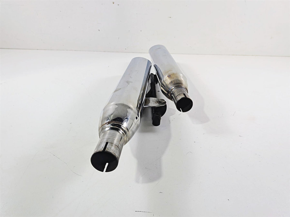 2007 Yamaha XVS1100 V-Star Custom Cobra Slash Cut Muffler Exhaust Set 2173SC {{ shop.shopifyCountryName }} - Mototech271