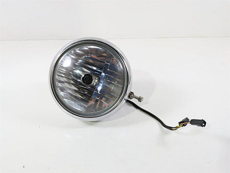 2005 Harley Softail FLSTFSE CVO Fat Boy Headlight Lamp & Chrome Bucket 67903-00A-Mototech271