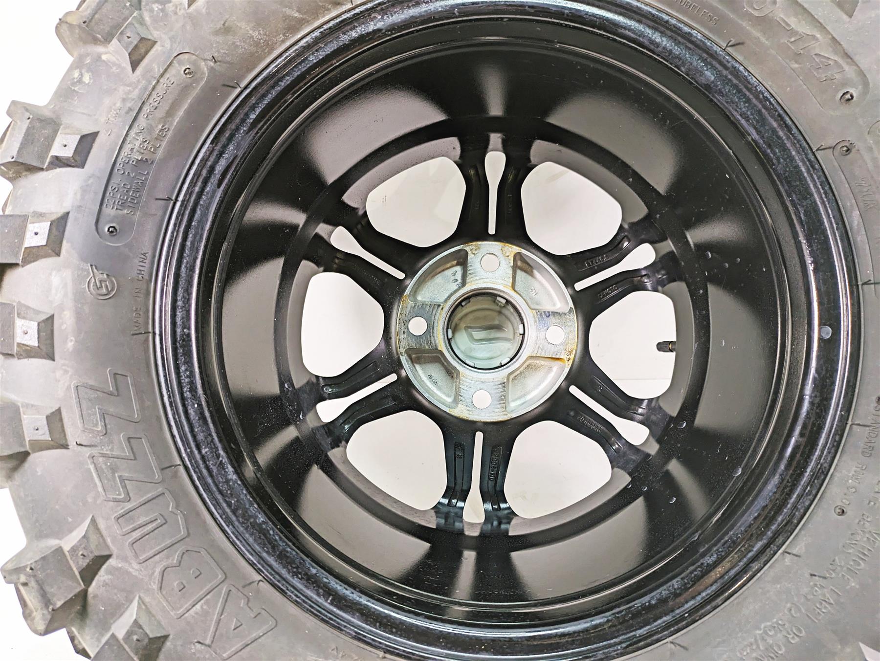 2021 CFMoto Zforce 500 Trail Left Rear Wheel Abuzz CST 26x11-14 Tire 9SW0-110100 {{ shop.shopifyCountryName }} - Mototech271