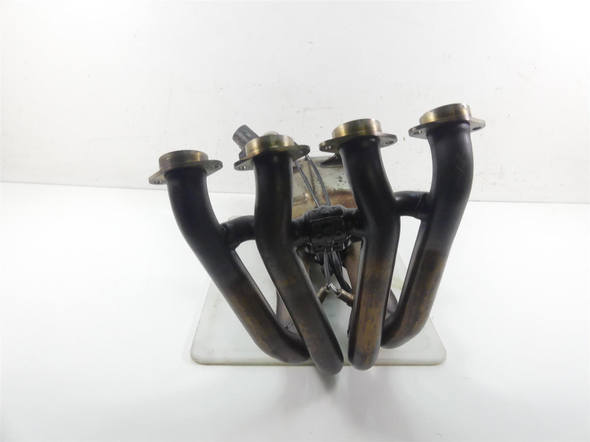 2016 BMW S1000XR K49 Oem Exhaust Header Manifold Chamber & Servo Set 18518553736 {{ shop.shopifyCountryName }} - Mototech271