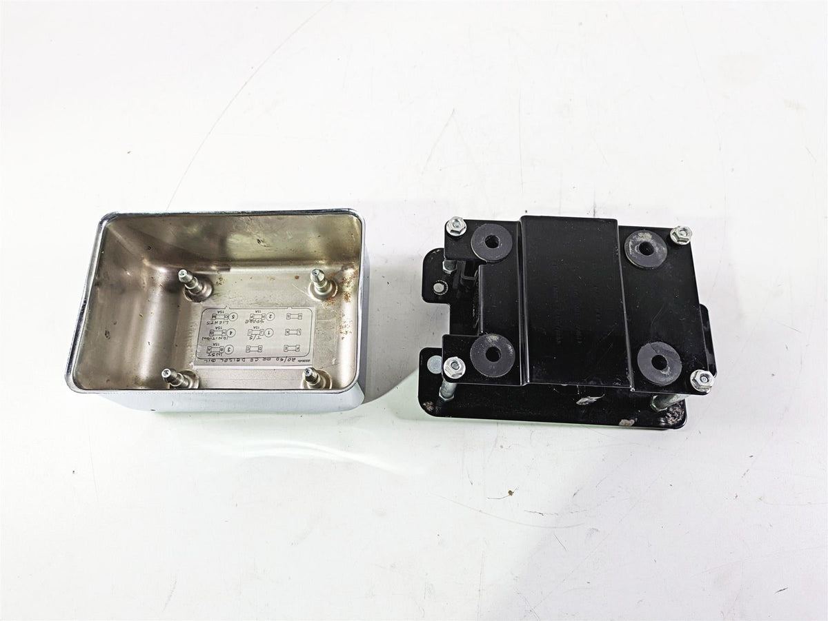 2002 Harley Dyna FXDL Low Rider Electrical Box Carrier & Chrome Cover 66333-99 {{ shop.shopifyCountryName }} - Mototech271