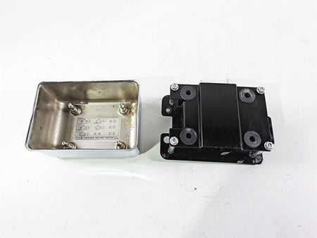 2002 Harley Dyna FXDL Low Rider Electrical Box Carrier & Chrome Cover 66333-99 {{ shop.shopifyCountryName }} - Mototech271