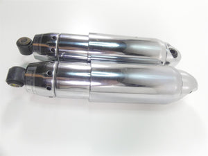 2009 Harley Dyna FXDF SE CVO Fat Bob Rear 12" Chrome Shock Damper Set 54608-04 | Mototech271
