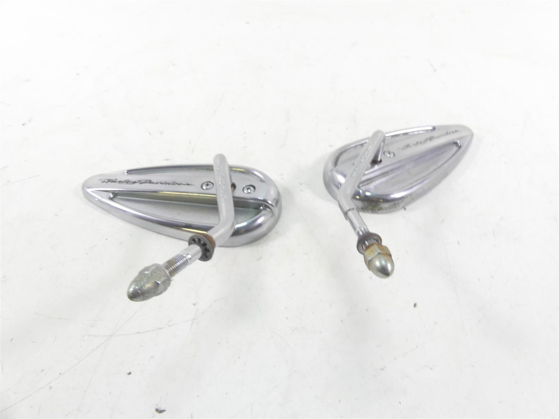 2002 Harley Softail FXSTDI Deuce Rear View Mirror Teardrop Set 91968-98 {{ shop.shopifyCountryName }} - Mototech271