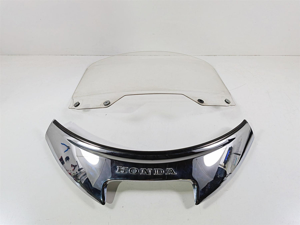 2000 Honda GL1500 Valkyrie Interstate Windshield & Chrome Cover 64110-MBY-000-Mototech271