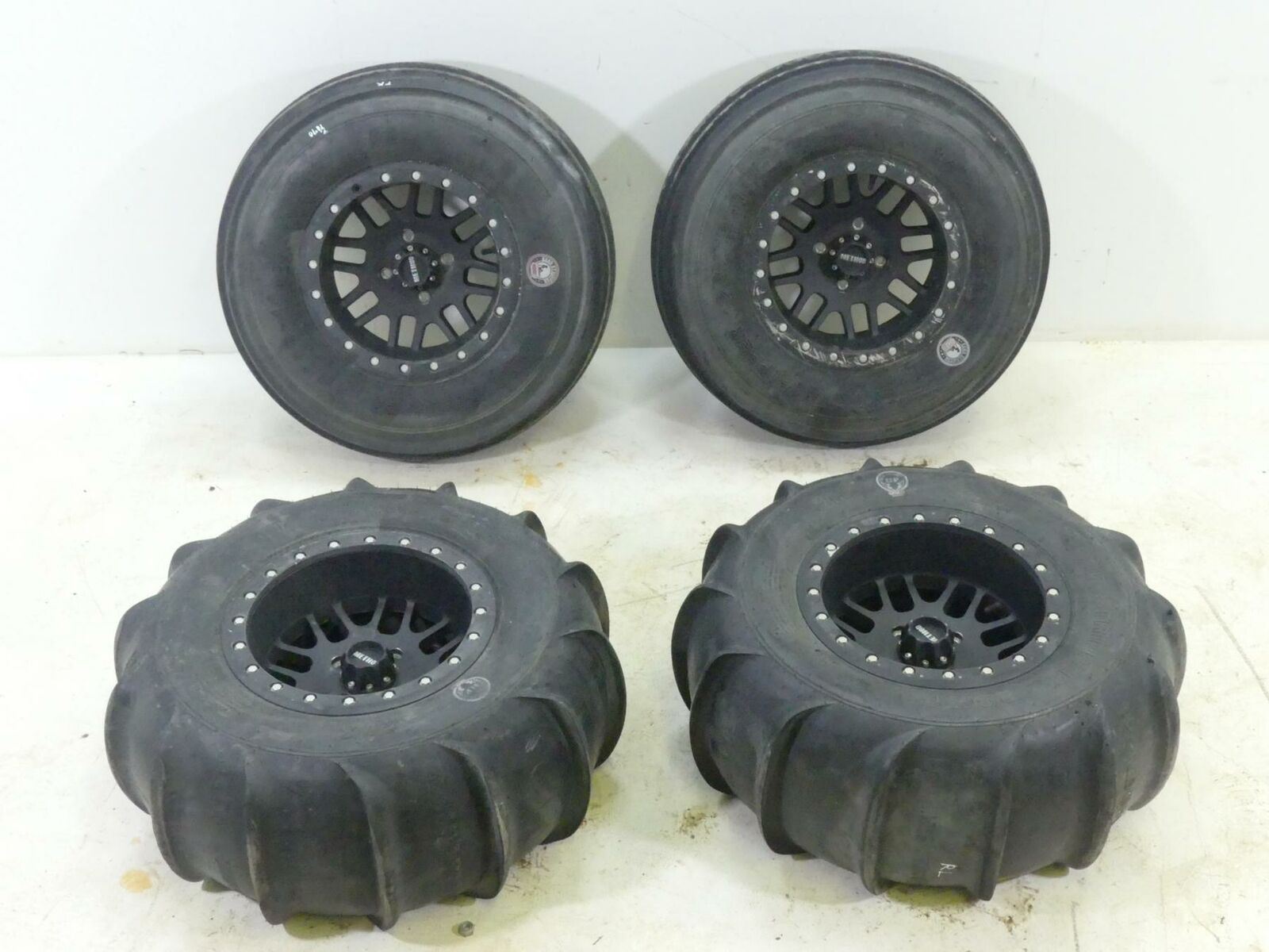 2017 Yamaha YXZ1000R EPS SS GMZ Sand Stripper Tire & Method Rim Set SS281214F {{ shop.shopifyCountryName }} - Mototech271