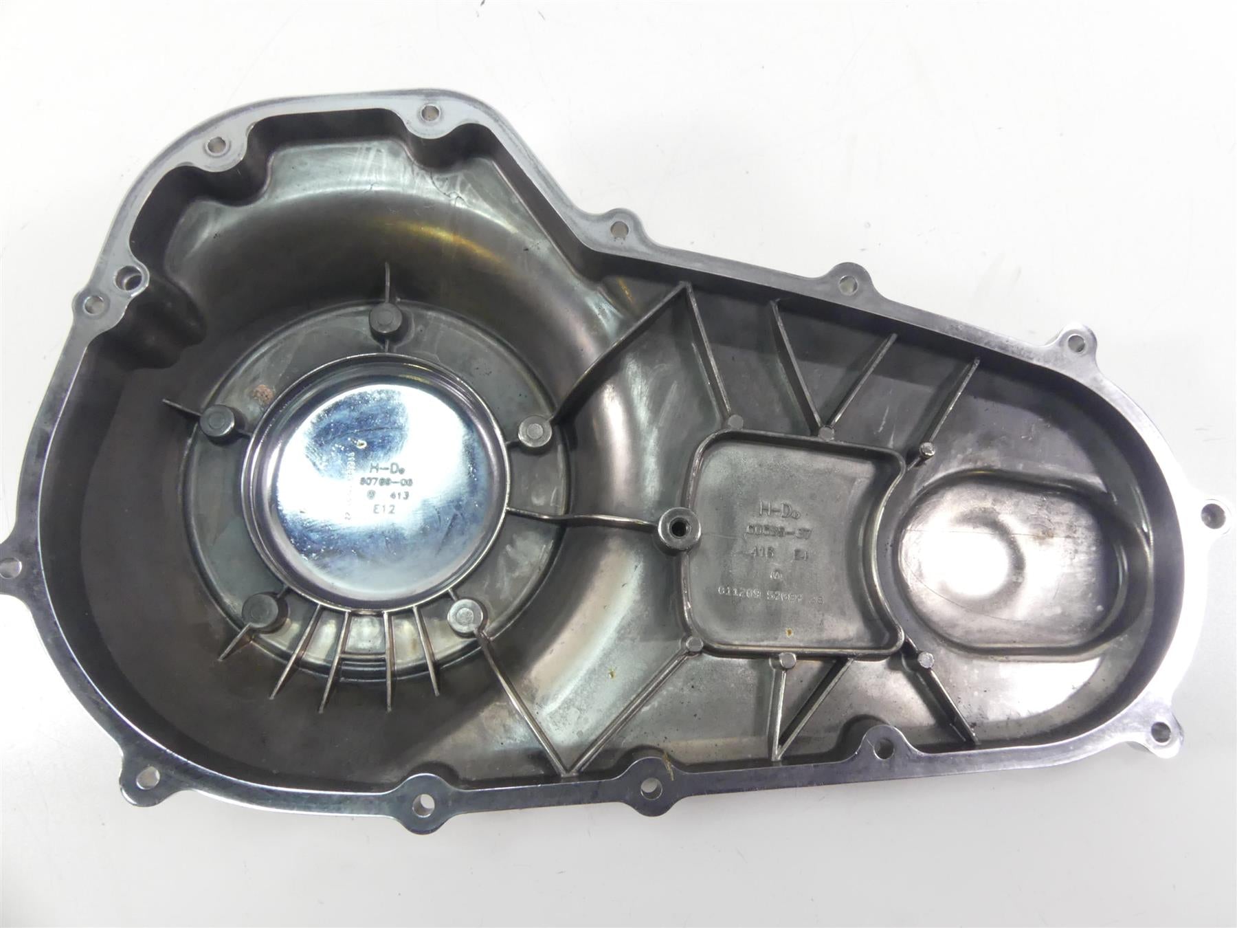 2009 Harley FLHTCU SE4 CVO E-Glide Outer Primary Drive Clutch Cover 60685-07 {{ shop.shopifyCountryName }} - Mototech271