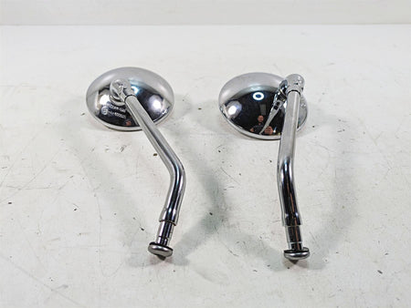 2011 Triumph America Round Rear View Mirror Set - Read T2066682 T2043439 {{ shop.shopifyCountryName }} - Mototech271