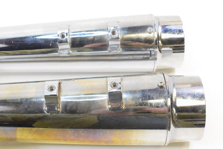 2002 Harley Touring FLHT Electra Glide Loud Open Exhaust Slip On Mufflers Pipes {{ shop.shopifyCountryName }} - Mototech271