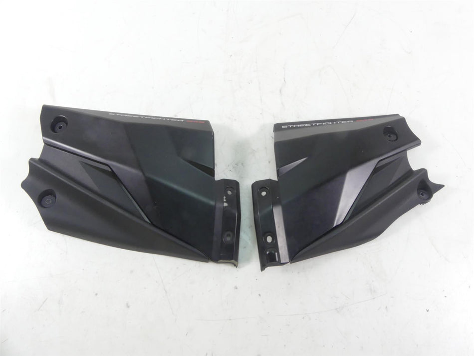 2013 Ducati Streetfighter 848 Radiator Cooler Cover Fairing Cowl Set 48032801C {{ shop.shopifyCountryName }} - Mototech271
