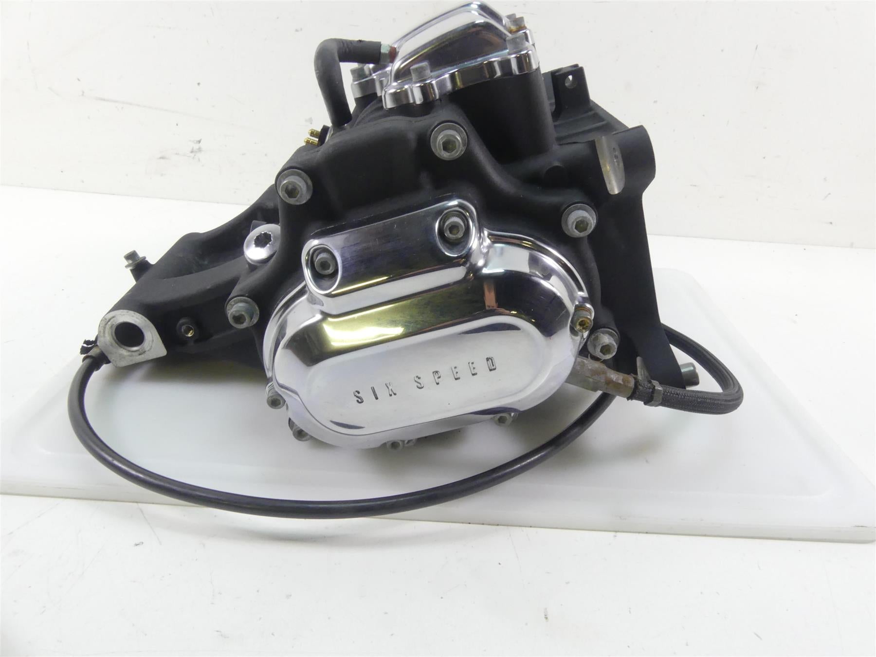 2008 Harley FXCWC Softail Rocker C 6 Speed Transmission Gear Box 12K 33026-08A | Mototech271