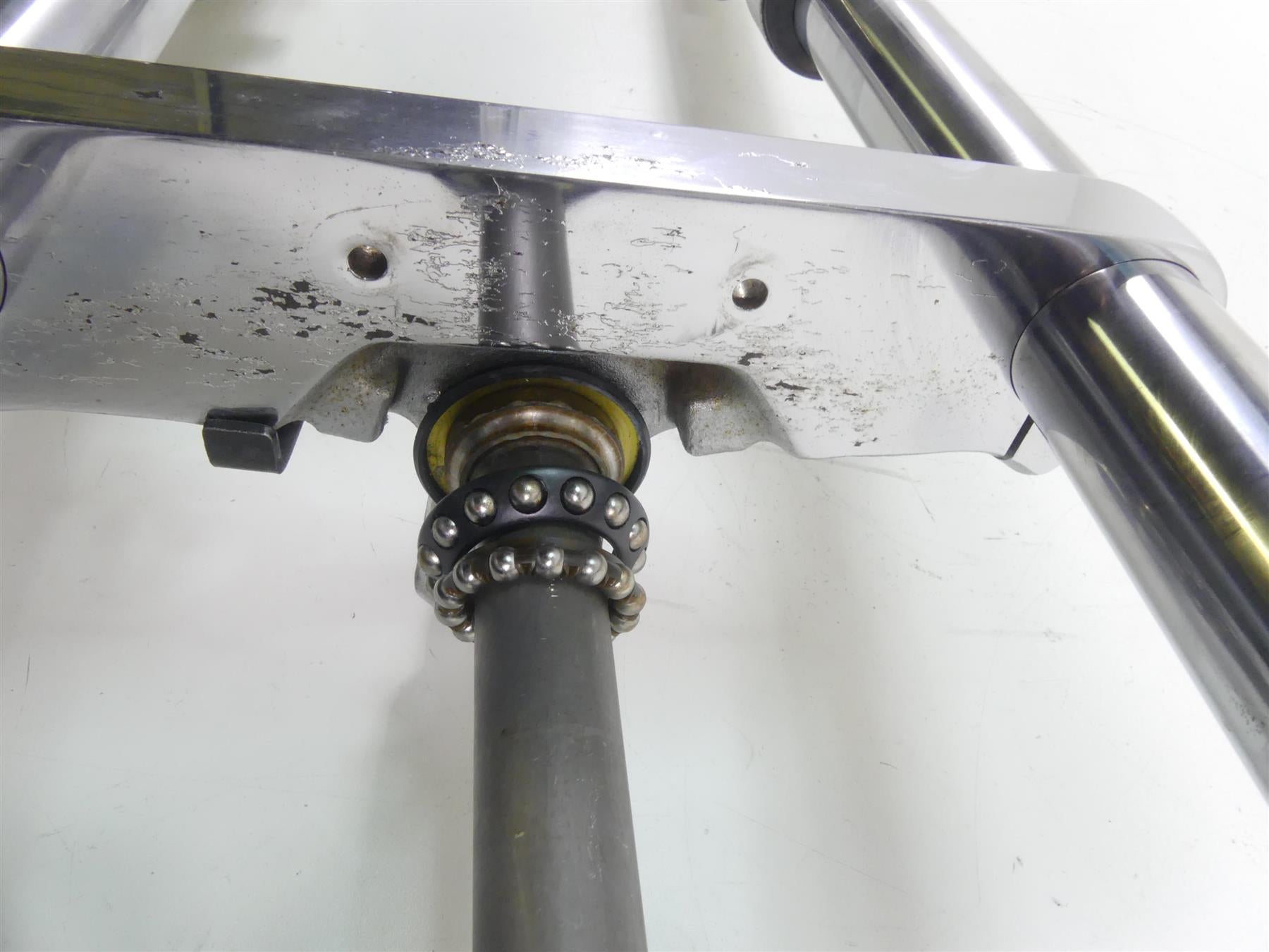2003 Honda VT750 DC Shadow Spirit Front Forks Triple Tree Set 51400-MCR-A01 {{ shop.shopifyCountryName }} - Mototech271