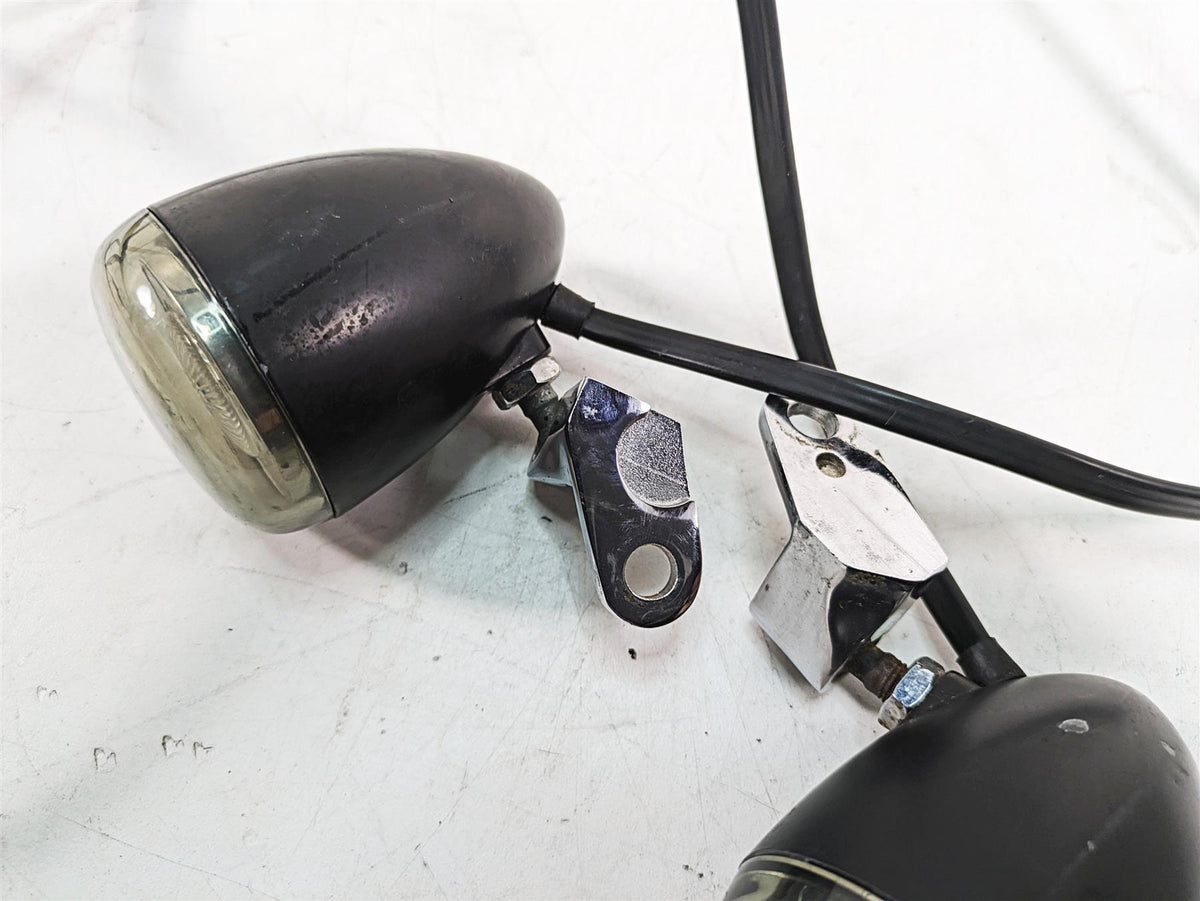 2009 Harley Softail FLSTSB Cross Bones Front Led Blinker Turn Signals 68804-06 {{ shop.shopifyCountryName }} - Mototech271