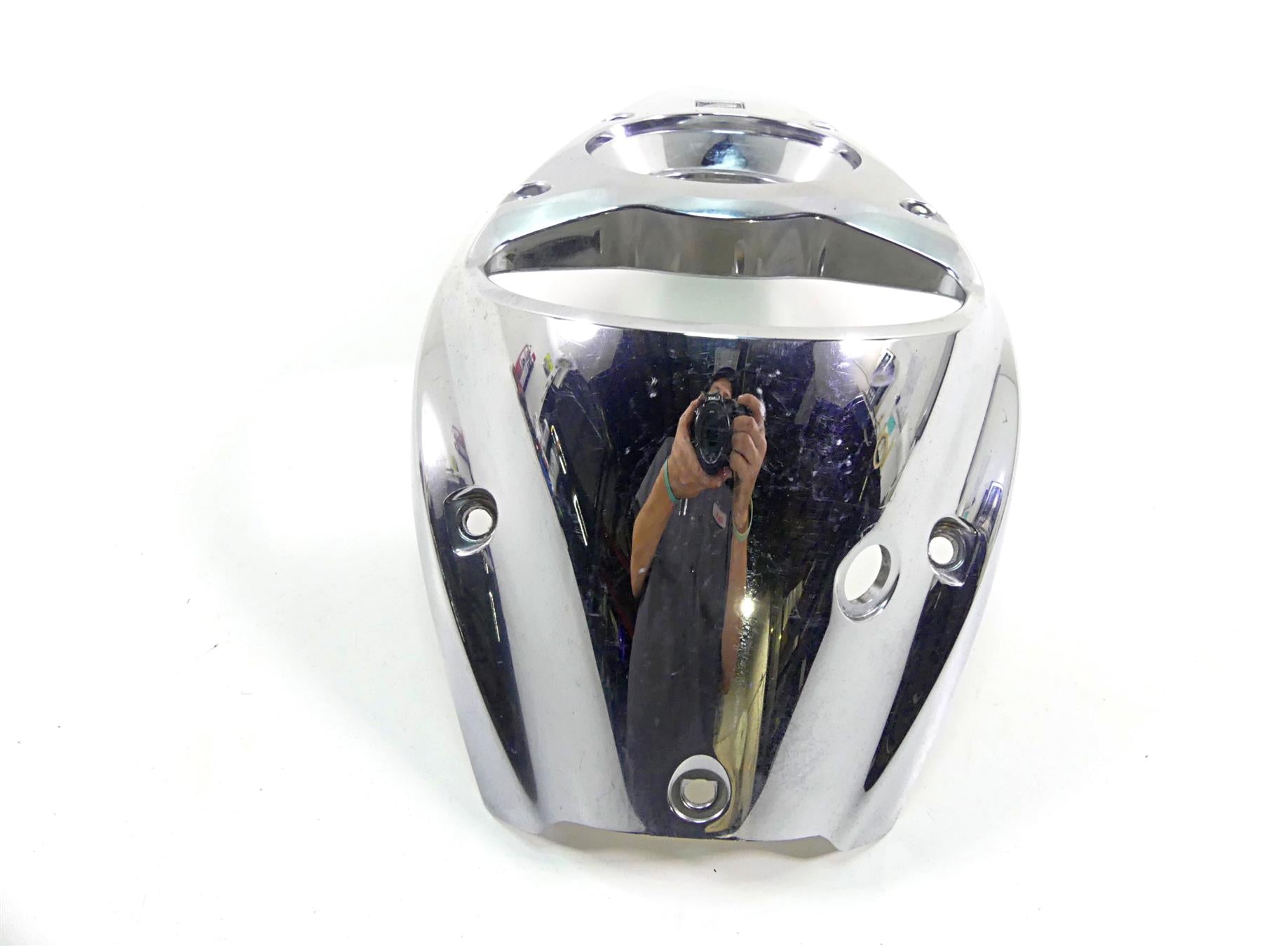 2002 Honda VTX1800 R Fuel gas Tank Dash Cover Panel Gauge Housing 17621-MCV-000 {{ shop.shopifyCountryName }} - Mototech271