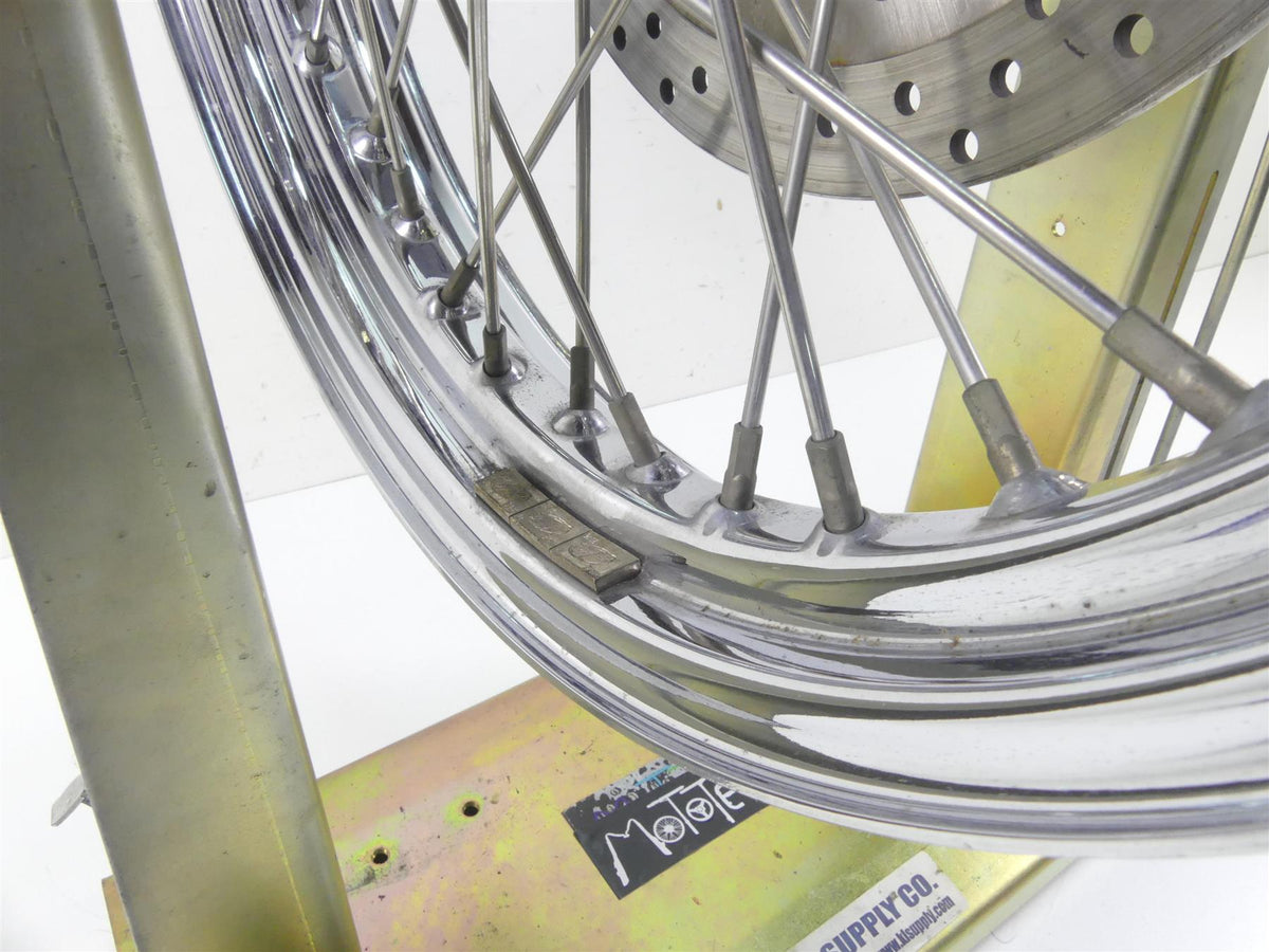 2002 Triumph Bonneville America Front 18x2.5 Wheel Rim -Read T2000054 {{ shop.shopifyCountryName }} - Mototech271