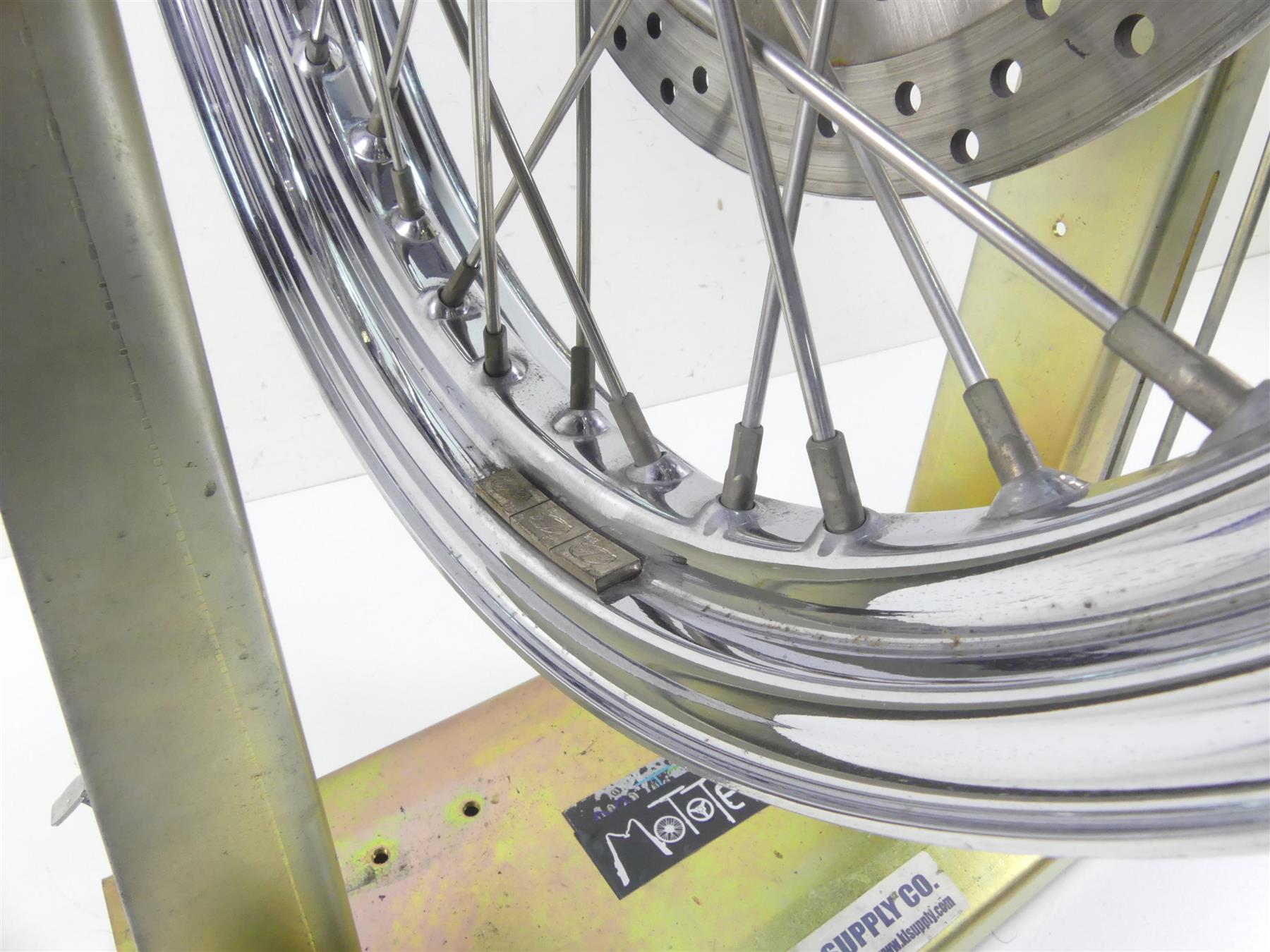2002 Triumph Bonneville America Front 18x2.5 Wheel Rim -Read T2000054 {{ shop.shopifyCountryName }} - Mototech271