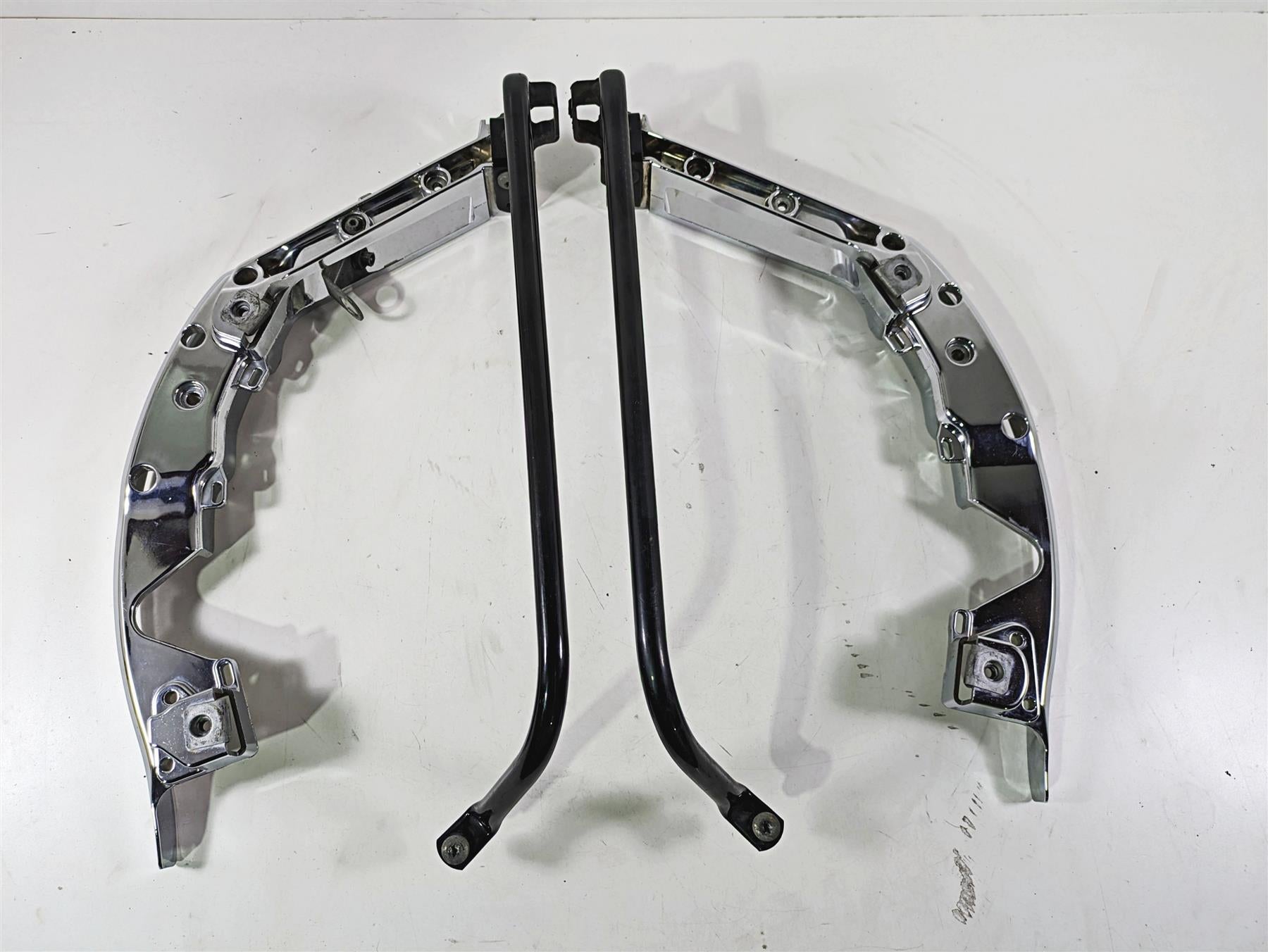 2017 Harley Touring FLTRXS Road Glide L+R Chrome Saddlebag Holder Mount 90200499 {{ shop.shopifyCountryName }} - Mototech271